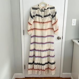 Apiece Apart Maxi Long Sleeve Dress with Slip. Size 2